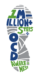 1 Million+ Steps 4 OCD Awareness Footprint Logo