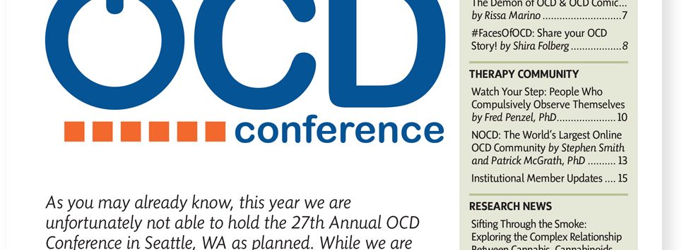 IOCDF Summer OCD Newsletter 2020 cover