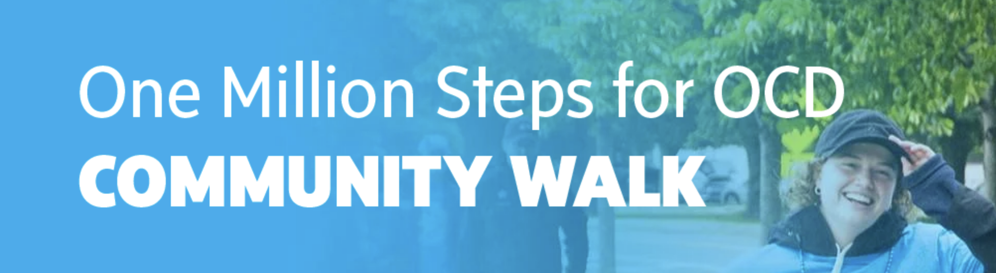 One Million Steps of OCD Community Walk banner