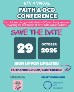 Save the Date - Faith &amp; OCD Conference (Social Media &amp; Email)