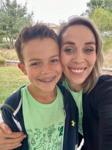 Jayden and Kjersti Helberg