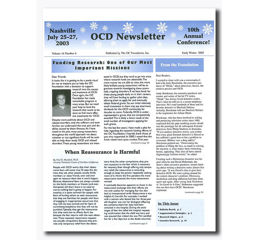 Early Winter 2002 - Vol 16, Num 6