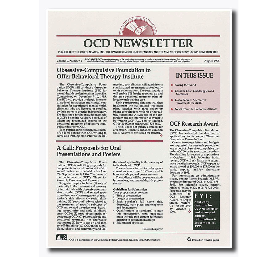August 1995 - Vol 9, Num 4