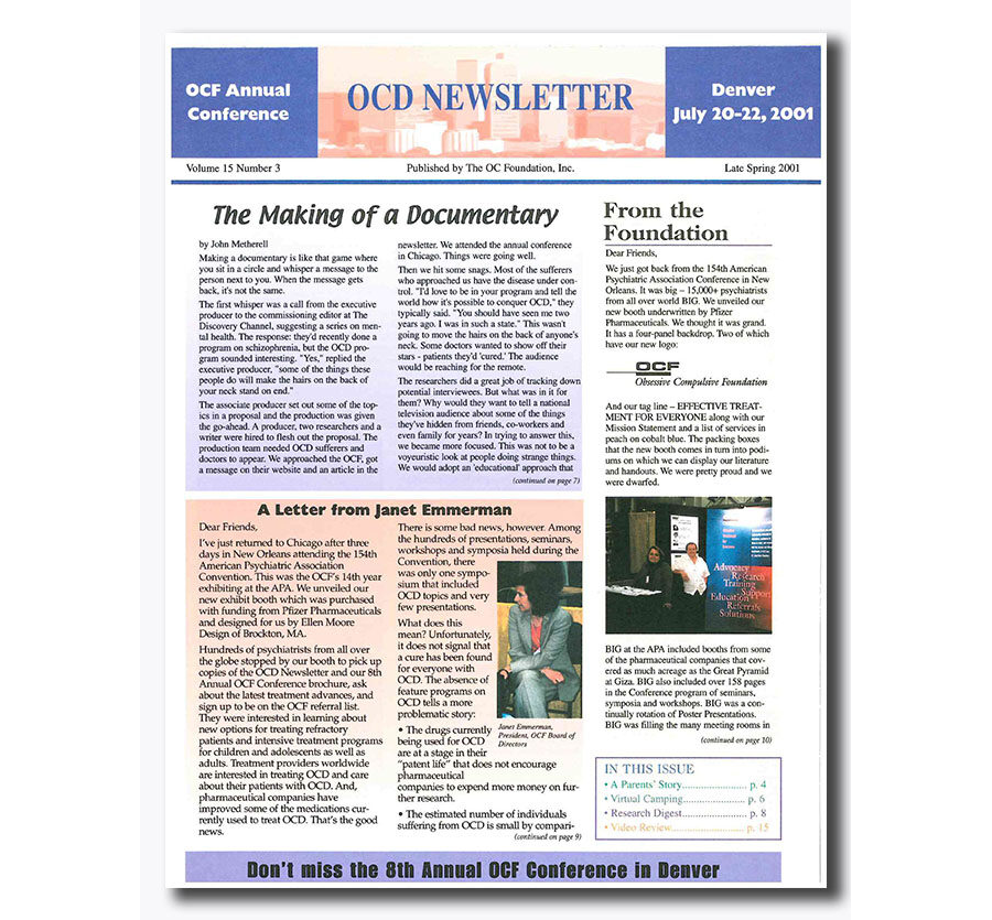 Late Spring 2001 - Vol 15, Num 3