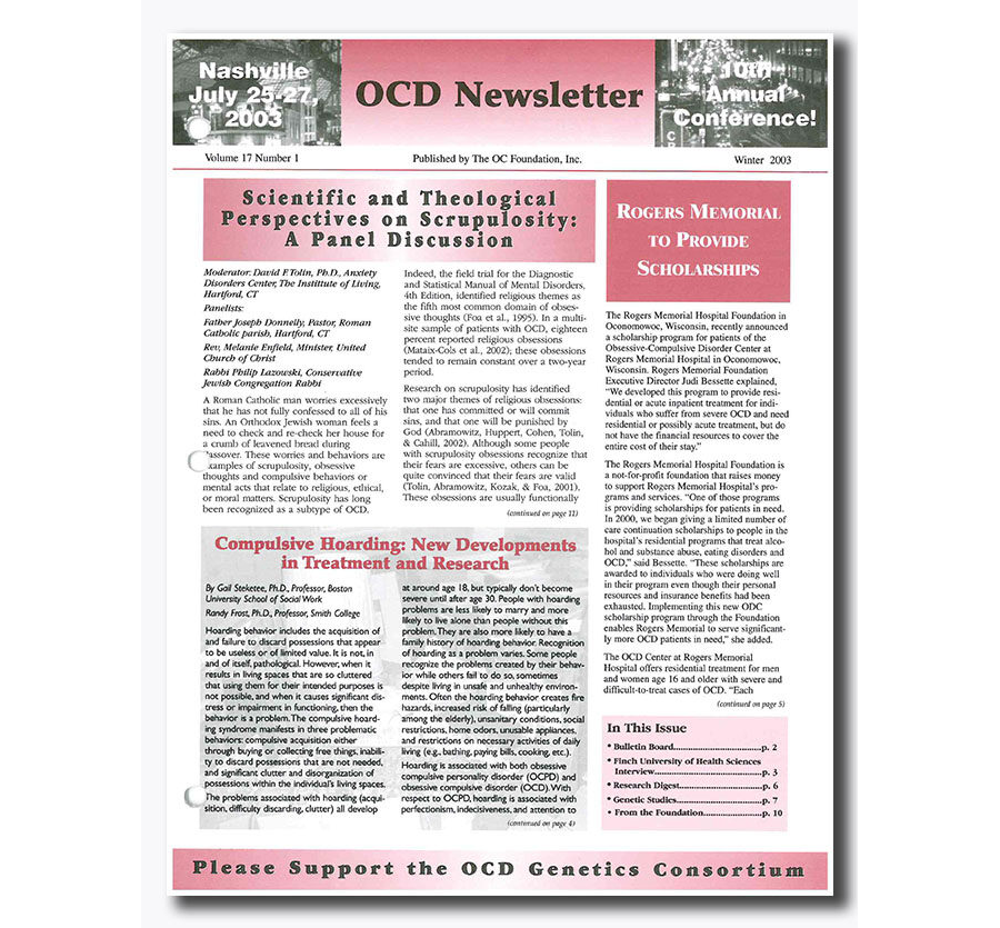 Winter 2003 - Vol 17, Num 1